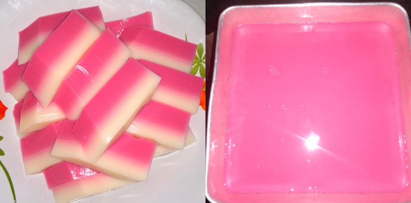 Agar Agar Bandung Dengan 5 Bahan, Makan Sejuk-Sejuk Terus Kata Nikmat Dunia