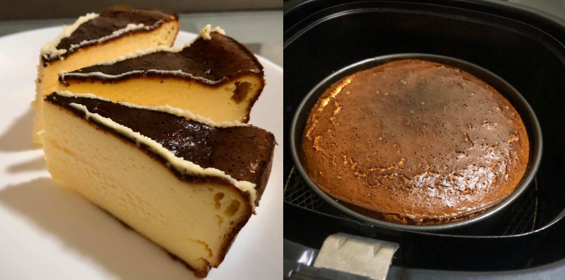 Burnt Cheesecake Air Fryer Anti Gagal, Resipi Ini Boleh Siap Dalam 30 Minit!