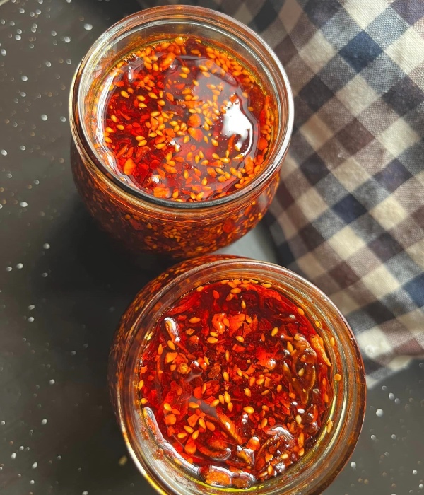 cara buat chili oil