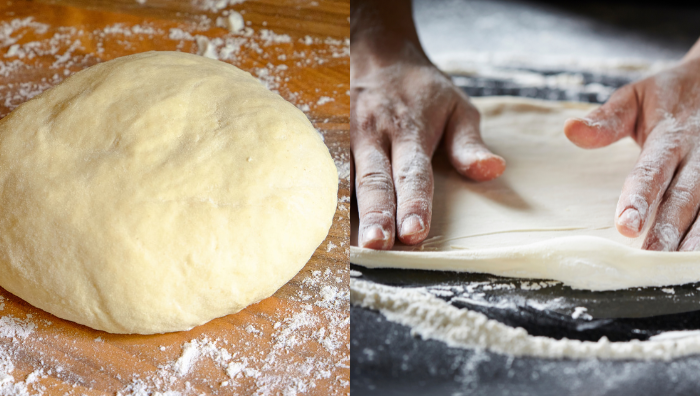cara buat doh pizza