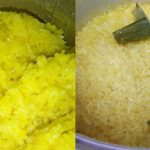 Cara Masak Pulut Kuning Tanpa Kukus, Lebih Mudah Guna Periuk Nasi Je!