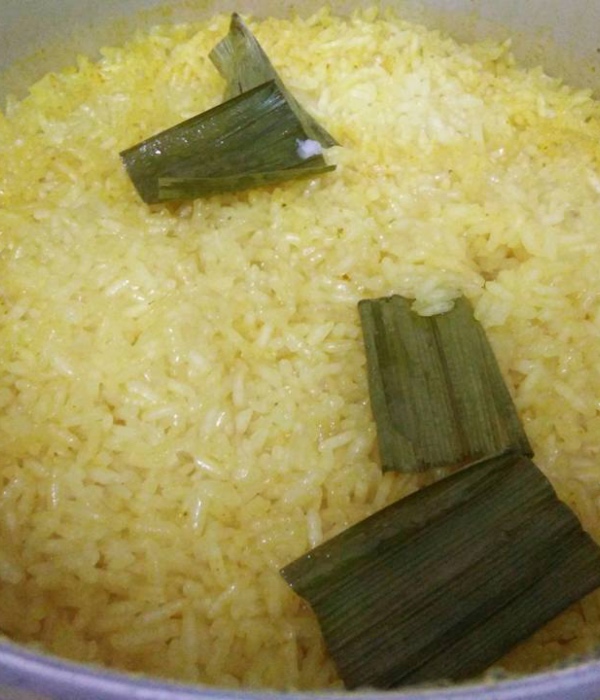 cara masak pulut kuning