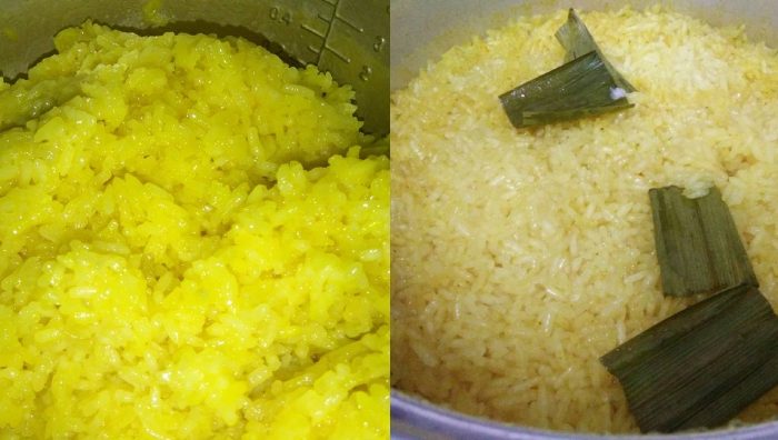 cara masak pulut kuning