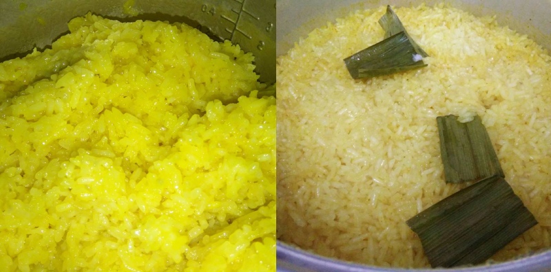 cara masak pulut kuning