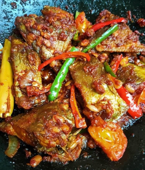 ikan bawal masak taucu