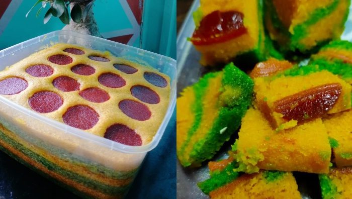 kek lapis asam manis