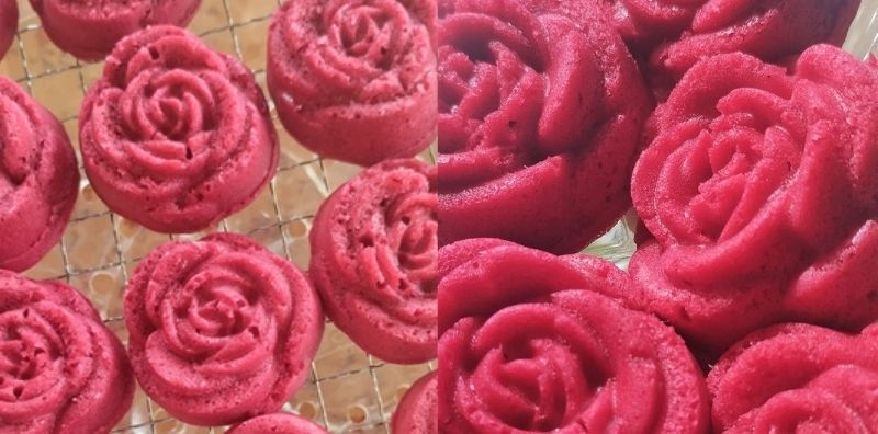 Kek Minyak Bunga Rose, Rasa Gebu & Lembut Buat Hati Berbunga-Bunga