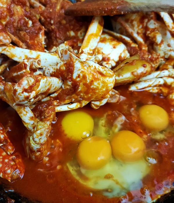 ketam sambal telur