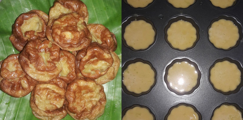 Wanita Kongsi Rahsia Guna Acuan Muffin Buat Kuih Akok Kedut, Dapat Hasil Menjadi!