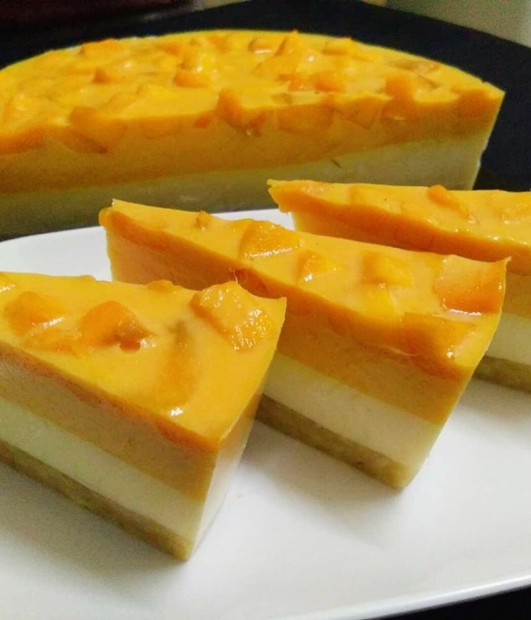 puding cheese mangga