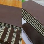 Puding Lapis Coklat Crispy, Cara Nak Buat Semudah Mengira 123!