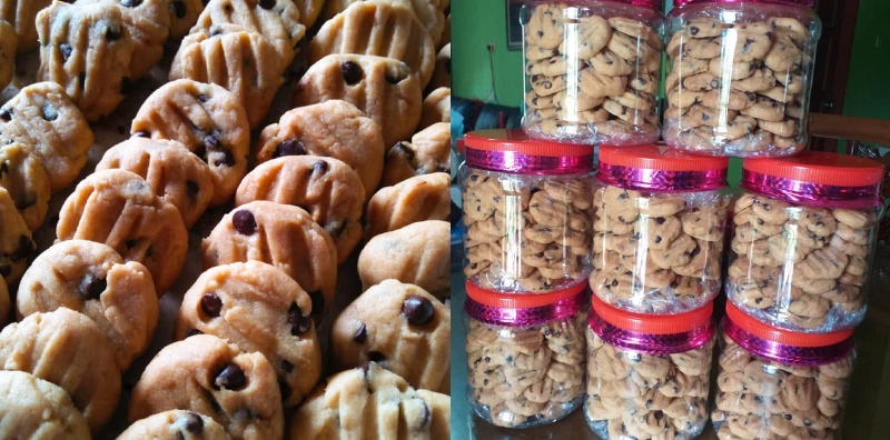 Resepi Biskut Coklat Chip Rangup, Comel Begini Mesti Laku Berbalang-Balang!