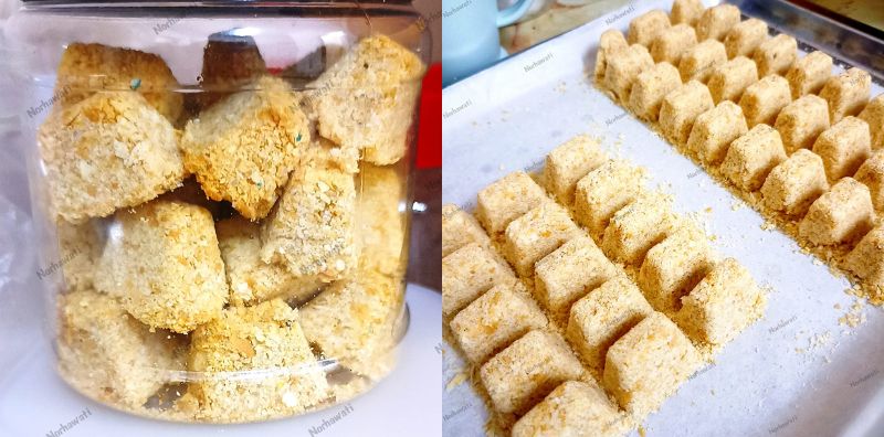 Resipi Biskut Kelapa ‘Legend’, Waktu Bakar Bau Harum Satu Rumah!