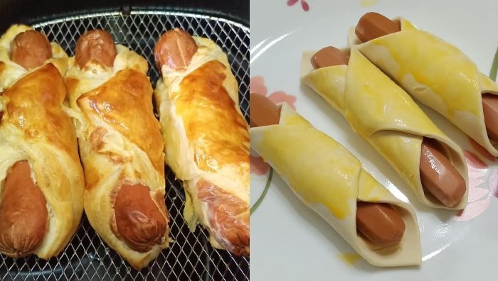 resepi puff pastry sosej