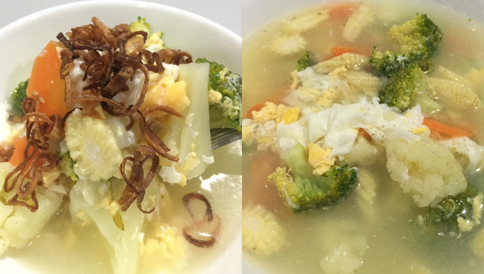 sup sayur