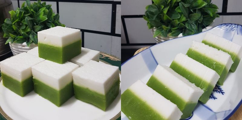 Resipi Kuih Talam Pandan, Ikut Cara Macam Ini Baru Hasil Cantik & Kemas