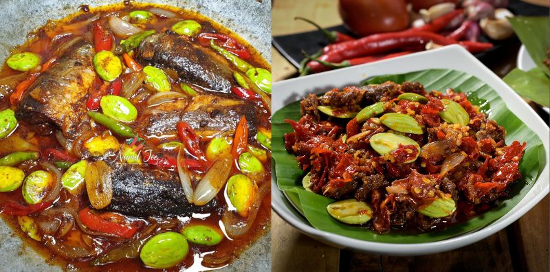 sambal tumis sardin petai