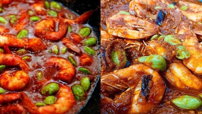 sambal udang bersantan