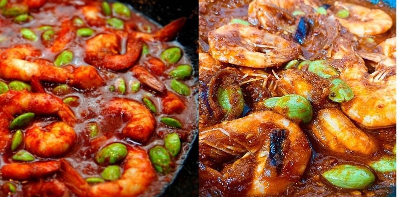 sambal udang bersantan