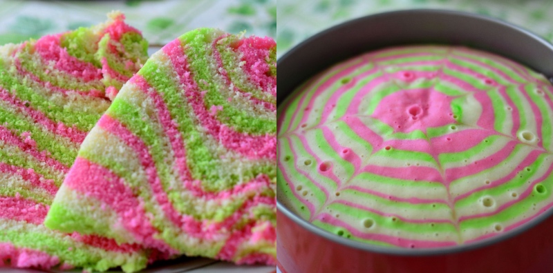 Apam Dewa Gebu Gebas, Nak Bercorak Cantik Guna Teknik Ini Sebelum Kukus