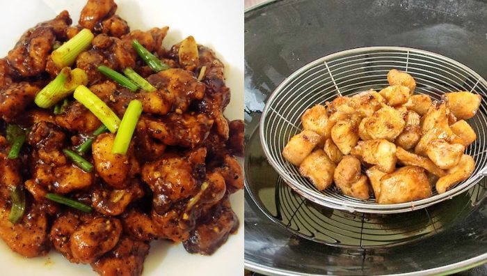 ayam goreng black pepper