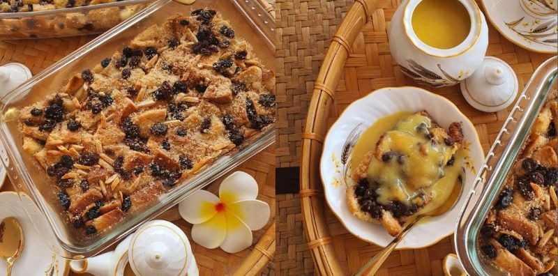 Bread Butter Pudding Bersama Sos Vanila, Pemanis Mulut Yang Buat Cair Hati