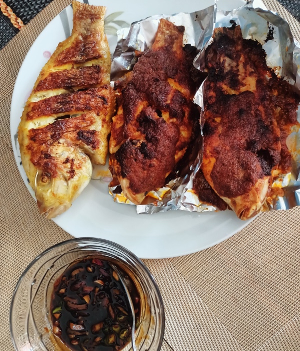 cara bakar ikan