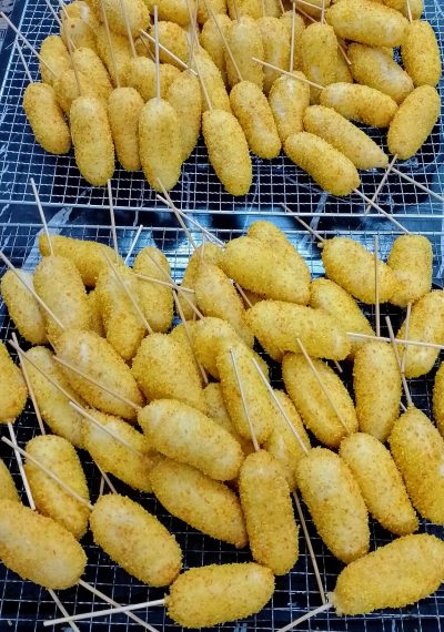 cara buat corndog