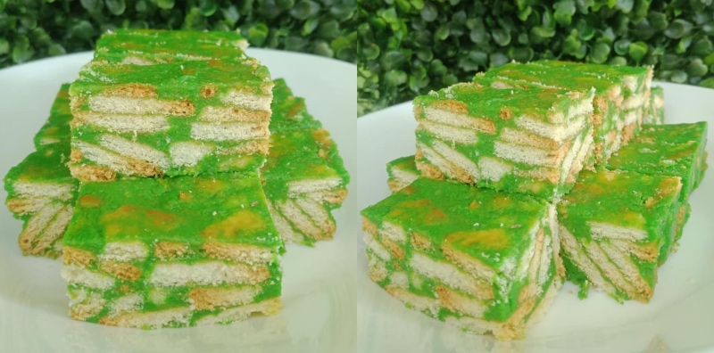 Kek Batik Pandan Lembut Yang Mudah, Resipi Ini Sumpah Tangkap Leleh!