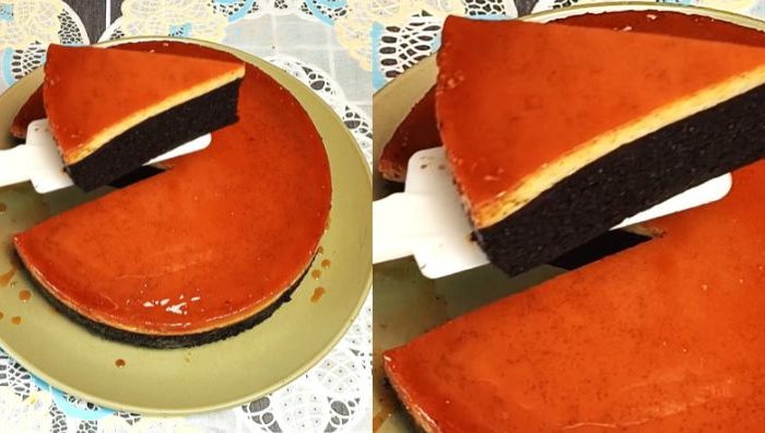kek coklat karamel