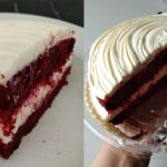 Kek Red Velvet Kukus, Terliur Tengok Kejadiannya, Lembut Macam Baldu!