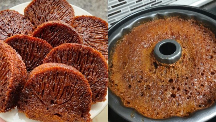kek sarang semut bakar