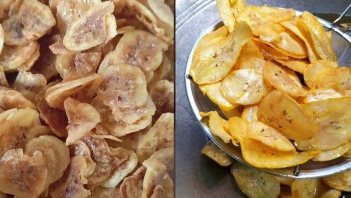 kerepek pisang gula
