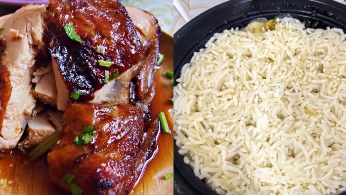nasi ayam simple