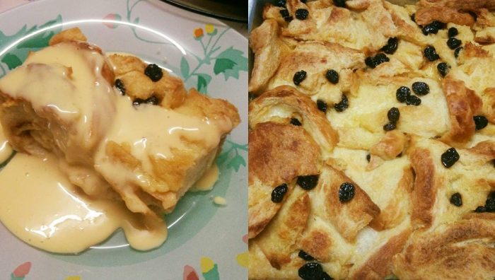 puding roti kastard