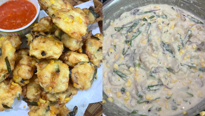 cucur jagung manis