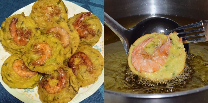 Resepi Cucur Udang Rangup, Wanita Ini Ajar Cara Mudah Buat Guna Senduk