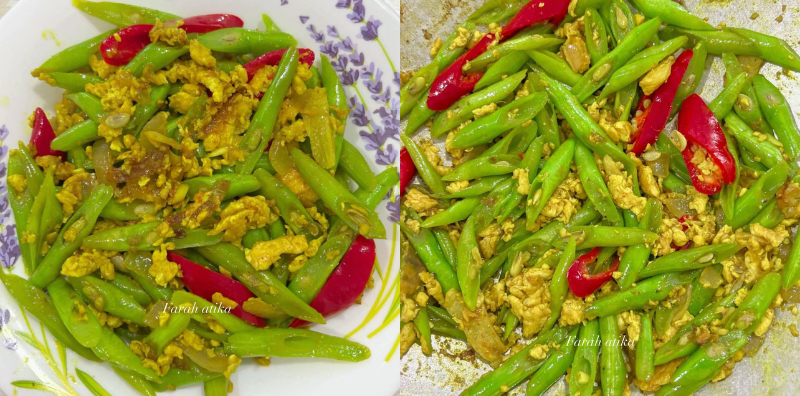 Kacang Buncis Telur Hancur, Resipi Sayur Yang Mudah & Jimat Masa!