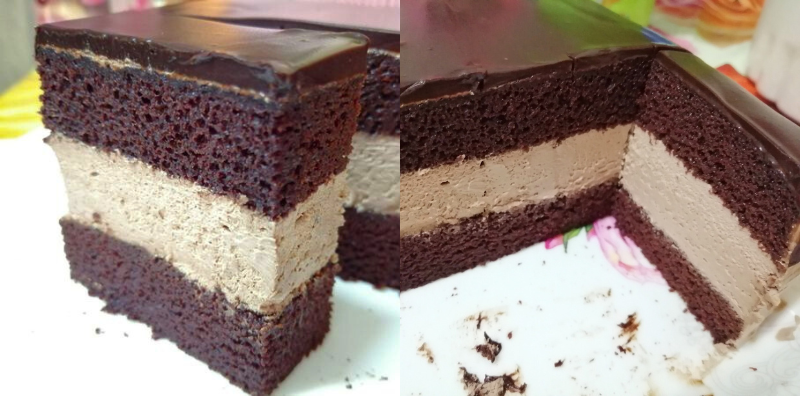 Resipi Kek Coklat Mousse, Tekstur Lembut & Creamy Macam Makan Aiskrim!