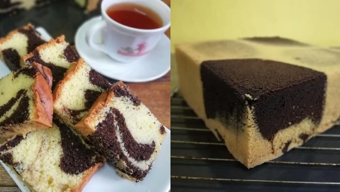 resepi kek marble kampung