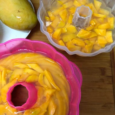 resepi puding mangga