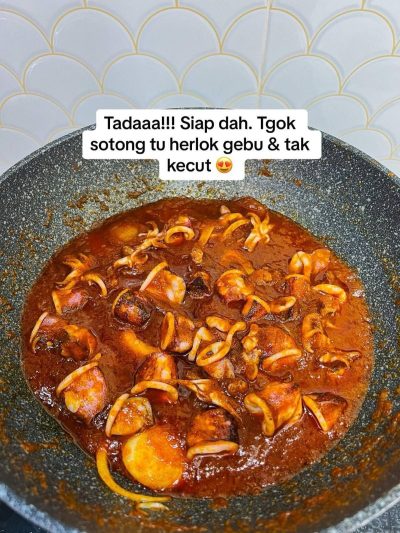 resepi sambal sotong sedap