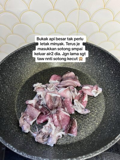 resepi sambal sotong sedap