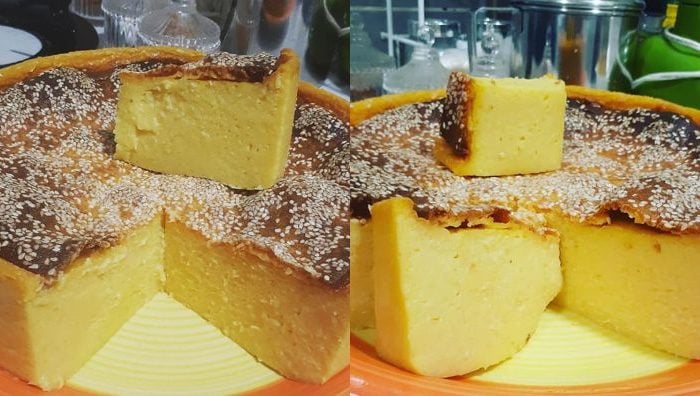 resipi bingka susu kastard