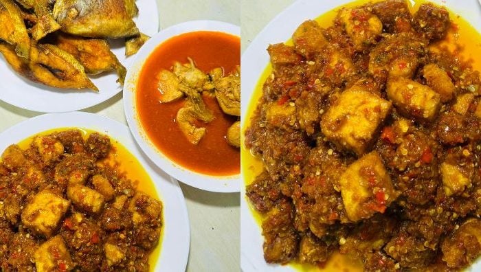 sambal tauhu tempe berlada
