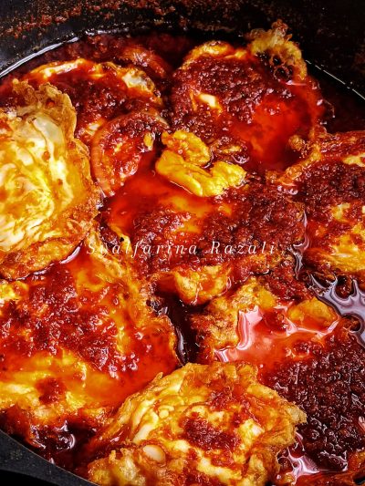 sambal telur mata