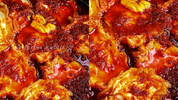 sambal telur mata