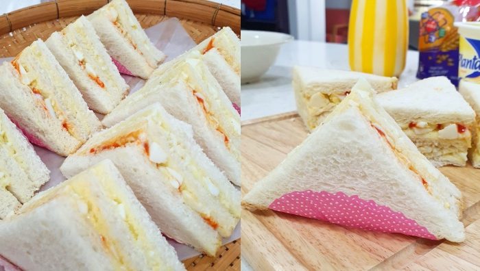 sandwich telur rebus