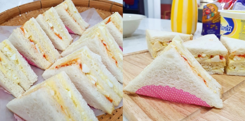 Sandwich Telur Rebus Paling Simple, Bahan Ringkas Tapi Rasa Premium!