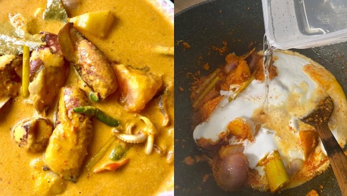 sotong masak lemak padang